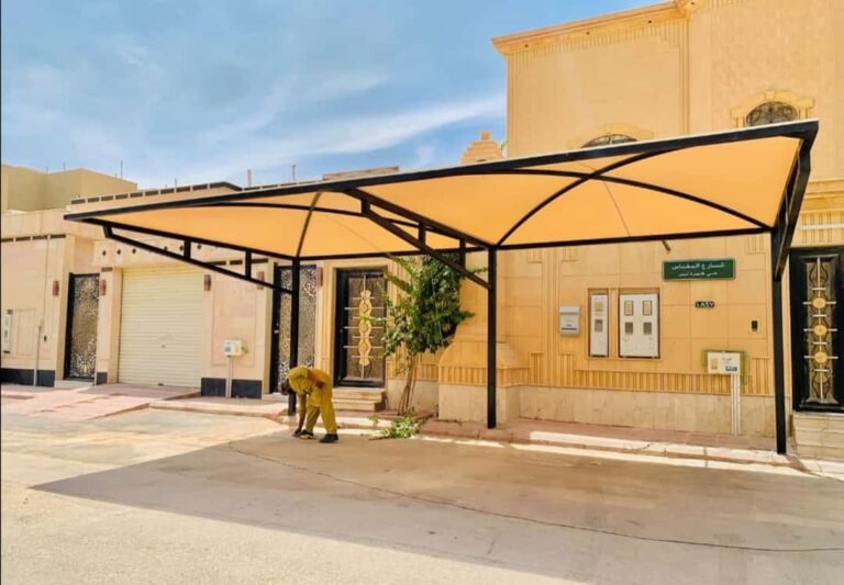 مظلات حدائق في الدمام – حماية وأناقة للحديقة المنزلية